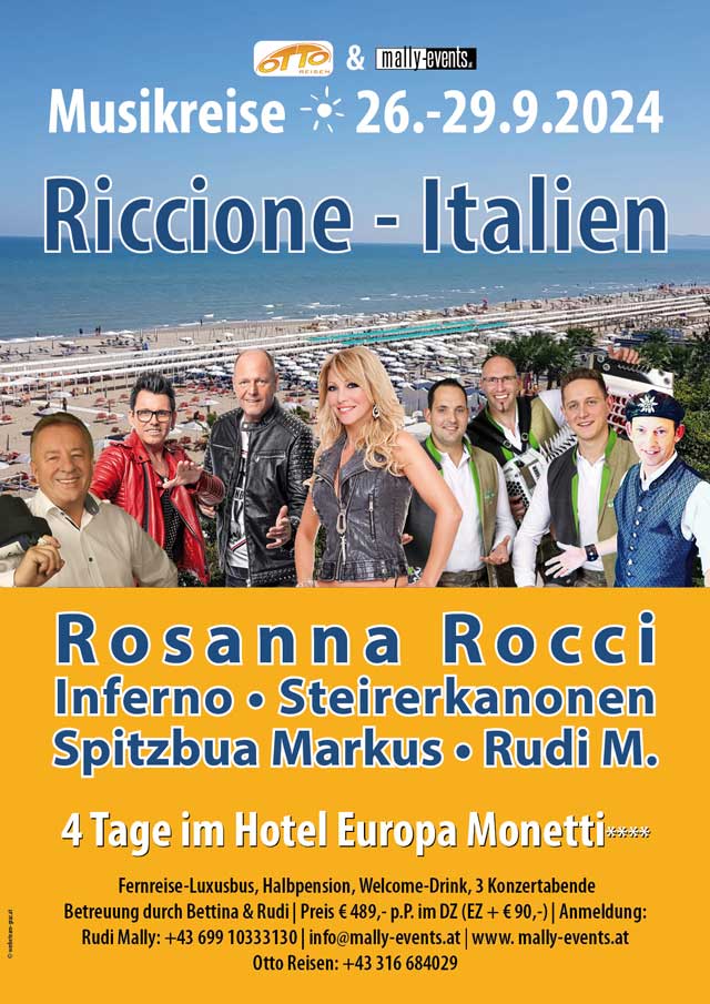 Musikreise nach Riccione Italien