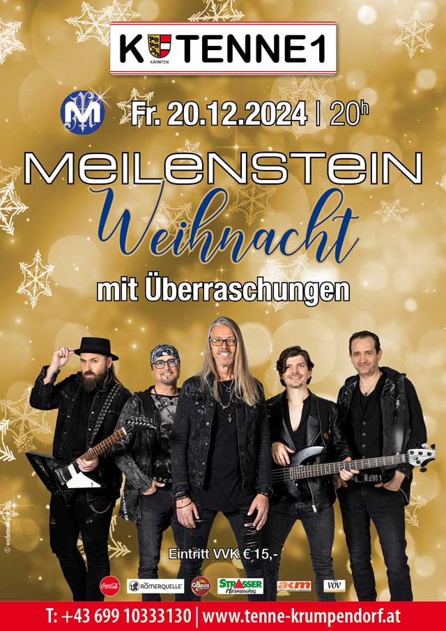 Meilenstein Weihnacht Tenne Ktumpendorf am Wörthersee