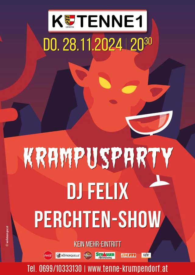 Krampusparty Tenne Krumpendorf am Wörthersee