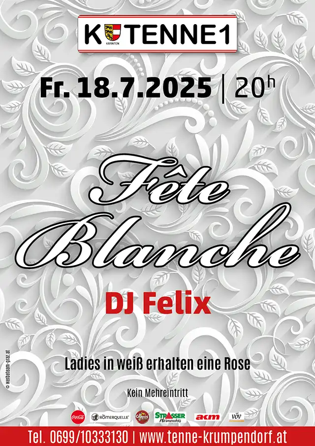 Fete Blanche Tenne Krumpendorf