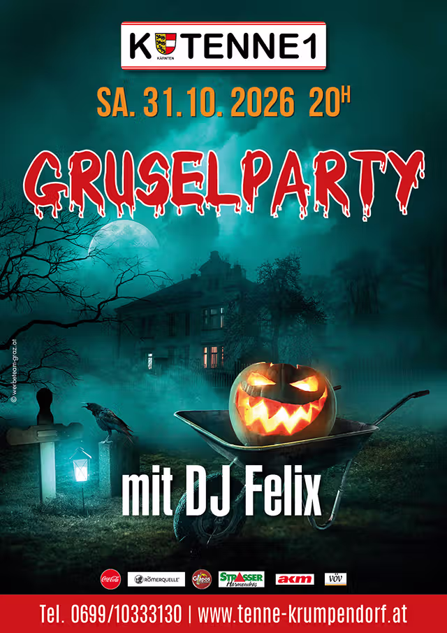 Gruselparty Tenne Krumpendorf