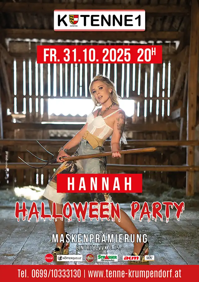 Halloween mit Hannah Tenne Krumpendorf