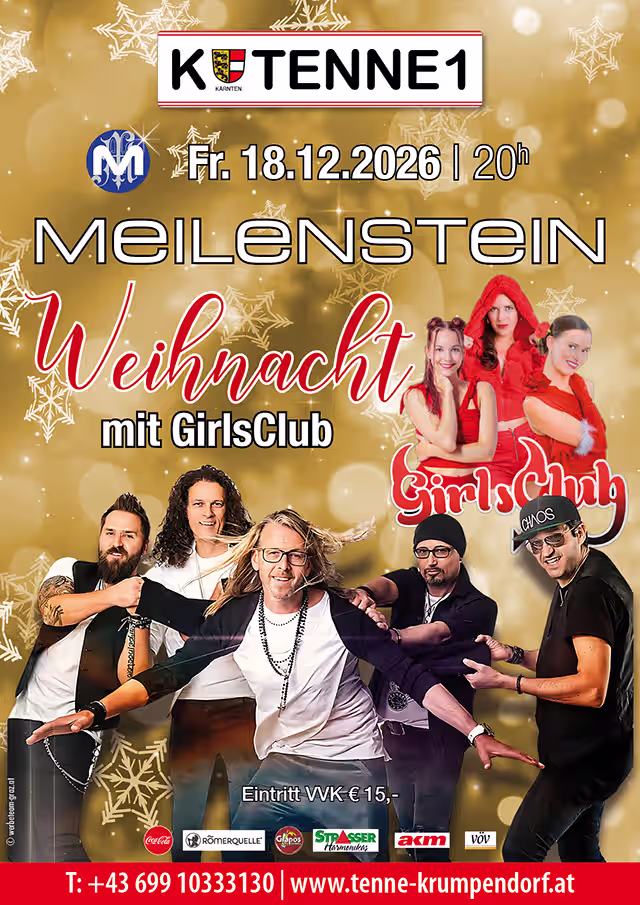 Meilenstein Weihnacht mit GirlsClub Tenne Krumpendorf